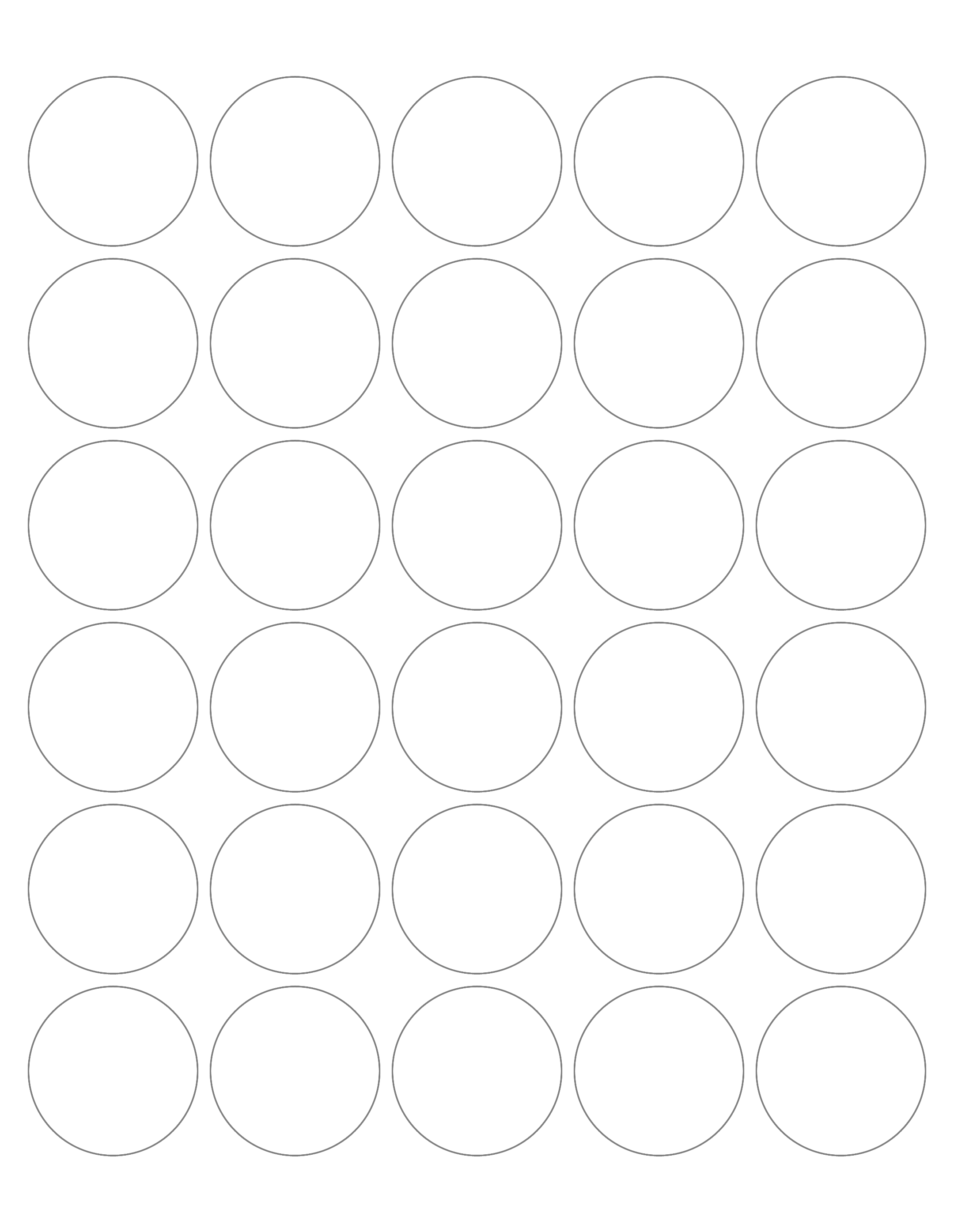 TownStix 2000 Pack, 3/4 Round Dot Stickers Circle Labels - Red
