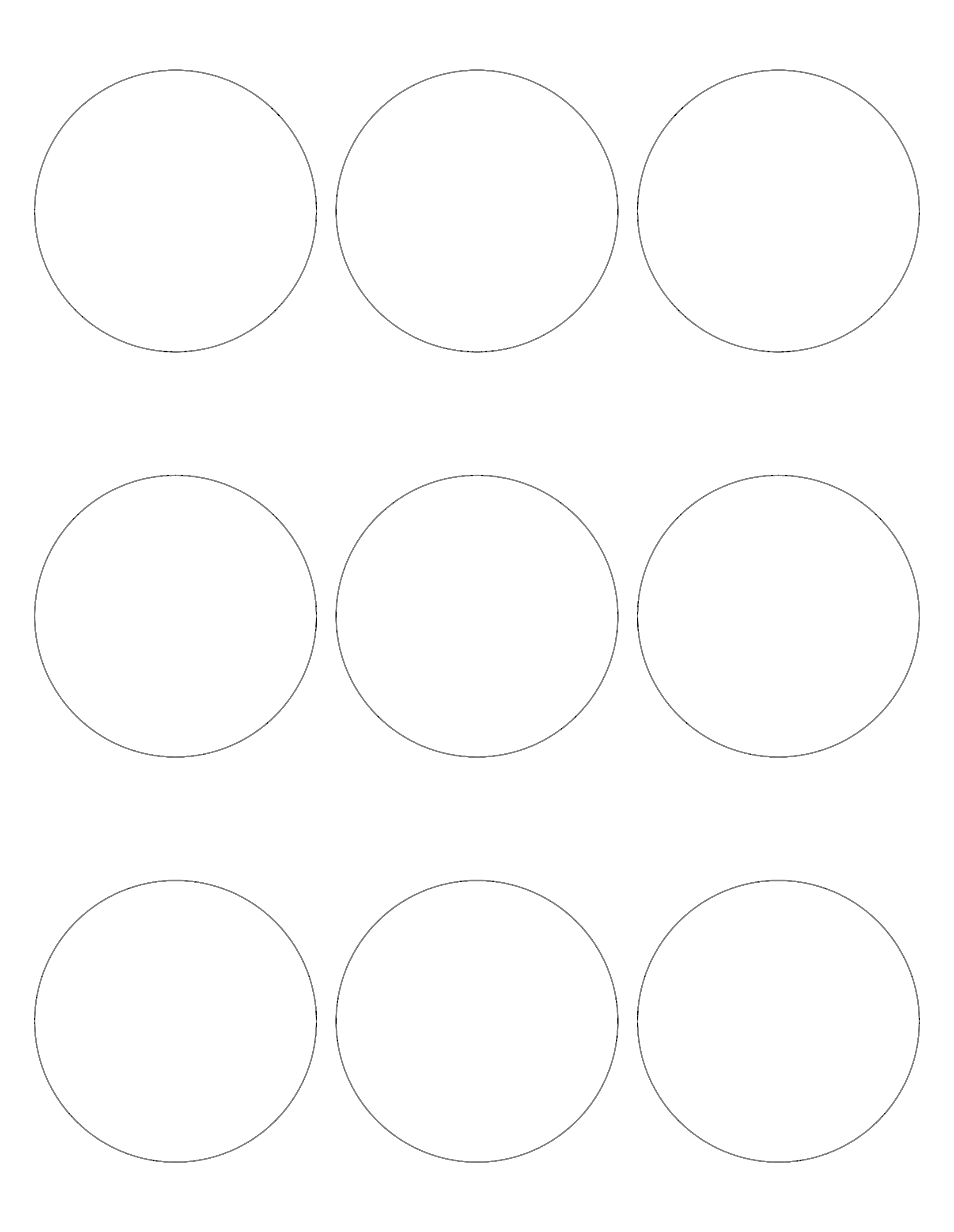 Templates - TownStix With Round Sticker Labels Template